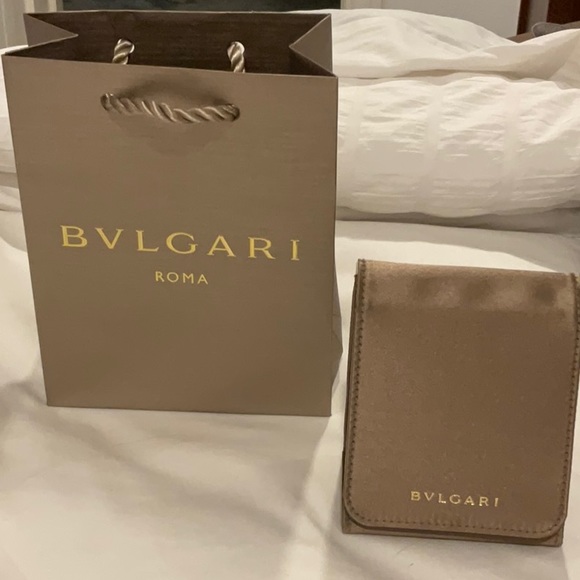 BVLGARI Accessories - BULGARI WATCH / BRACELET POUCH WITH PILLOW &SHOPPING BAG